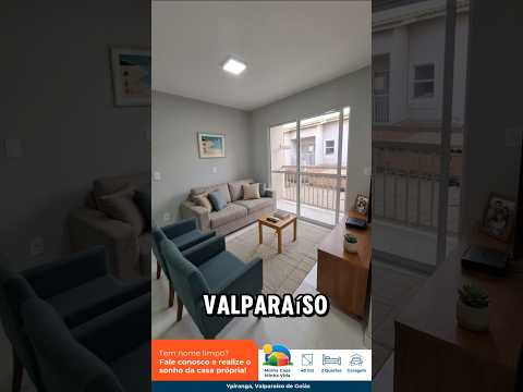 Excelente oportunidade a venda em Valparaíso de Goiás. 2 Quartos com Varanda - Minha Casa Minha Vida