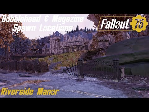 Fallout 76 Bobblehead & Magazine Spawn Locations - Riverside Manor