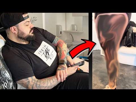 MI SONO TATUATO Michael Jackson SU TUTTA LA GAMBA !