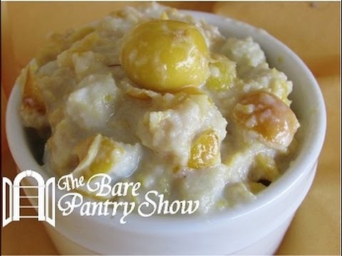 Mashed Craboo With Condensed Milk