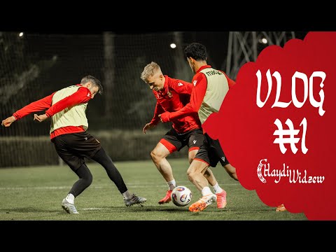Lot do Turcji, gra w kosza i pierwsze treningi | Haydi Widzew #1