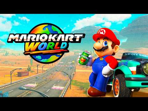 Mario Kart World - Full Game 100% Walkthrough (Free Roam Included)