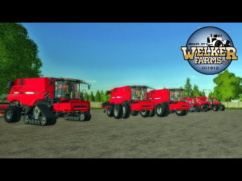 #fs19   harvest time on welker farm mp (pc)