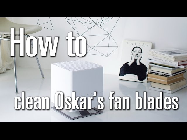 How to clean Oskar's fan blades