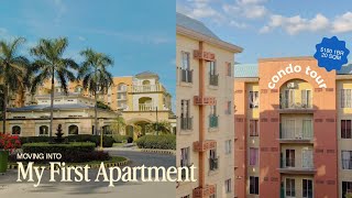 moving vlog — first time living alone, budget condo hunting, 20sqm apartment tour (₱10,000 / $200)