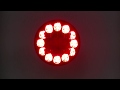 LED združené svetlo 12 / 24V - dvojprvkové okrúhle / ECE R23, R38 (122x43,2mm) - Video Youtube