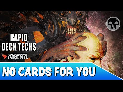 MONO BLACK DISCARD - OOPS NO CARDS! - Standard MTG Arena Rapid Deck Techs