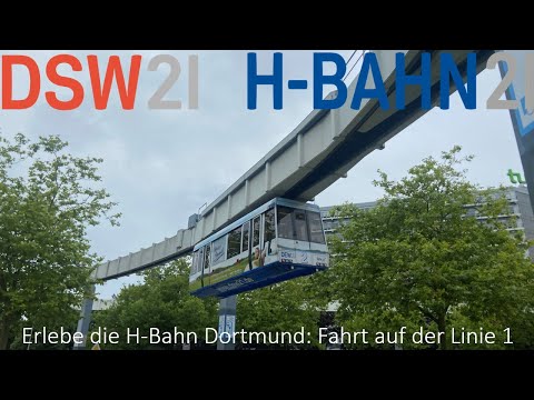 Erlebe die H-Bahn Dortmund: Fahrt auf der Linie 1