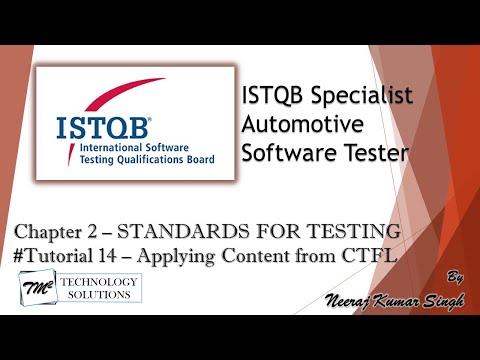 ISTQB Automotive Tester Introduction ISTQB Tutorials