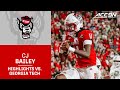 NC State QB CJ Bailey Highlights Vs Georgia Tech