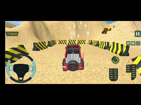 offroad uphill jeep drive simulation