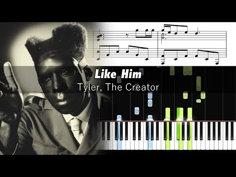 Tyler, The Creator - Like Him (feat. Lola Young) - Piano Tutorial with Sheet Music
