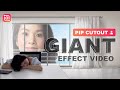 Create Giant Effect With New PIP Cutout Feature Video Background Remover InShot Tutorial