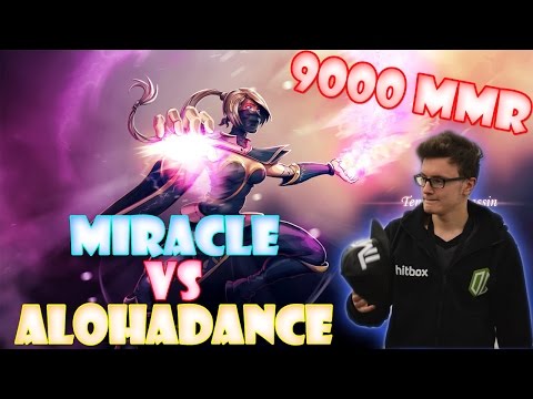 Miracle VS Alohadance — Game of 9000 MMR Dota 2