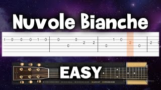 Ludovico Einaudi - Nuvole Bianche - Guitar tutorial (TAB)