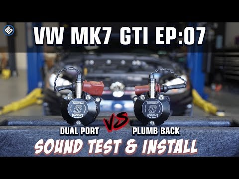 VW MK7 GTI EP:07 - Turbosmart Blow Off Valves Install and Sound Test