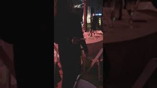 Reaction from spectator at gig