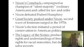 AP Chapter 25, The Sixties, 1960 1968 Part 2