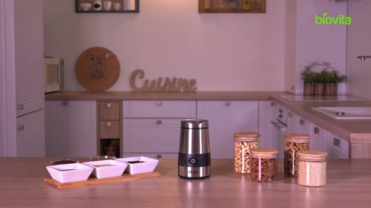 Râșniță electrică Biovita G200, pentru cafea, 60 gr, 200 W