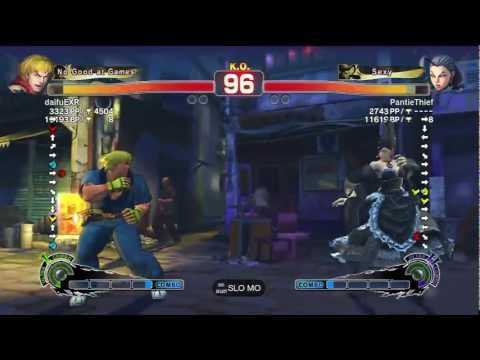 SSF4 AE: daifuEXR (Ken) vs PantieThief (Rose)