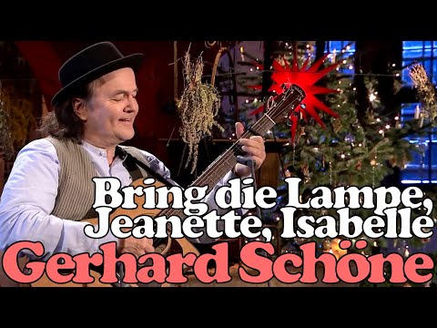 Gerhard Schöne: "Bring die Lampe, Jeanette, Isabelle" (frz. Weihnachtslied) - solo im TV