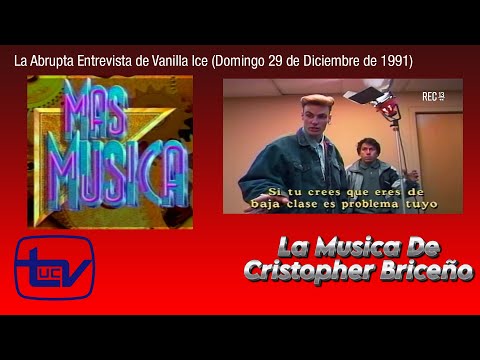 Más Música (1991) - La Abrupta Entrevista a Vanilla Ice (29/12/91)