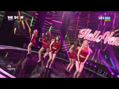 [1080P] 141125 HELLOVENUS (헬로비너스) - Sticky Sticky (끈적끈적) @ THE SHOW