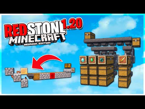 MAGAZZINO con SMISTAMENTO AUTOMATICO per Minecraft Bedrock 1.20 (MCPE/Xbox/PS4/Switch/Win10)