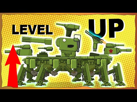 Walker KV6 Level Up - Cartoons about tanks