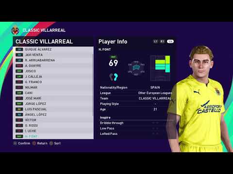 PS4) PES 2021: Classic Villarreal