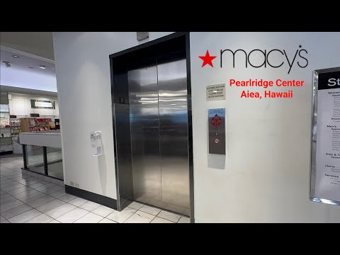 Otis Elevator Modded by Schindler | Scenic Traction Lift | Macy’s, Pearlridge Center, Aiea, Hawaii 