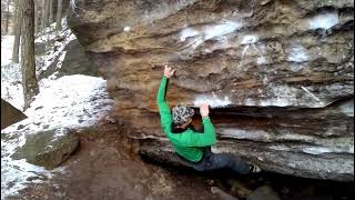 Video thumbnail of Šluk, 7C+. Labák