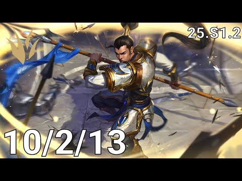 Xin Zhao Jungle vs Jarvan IV - EUW diamond | Patch 25.S1.2