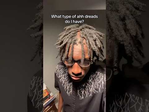 What type of ahh dreads does he have? 🤔😭 #locs #locjourney #naturalhair #shorts