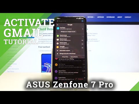 How to Logout from Gmail Account on ASUS Zenfone 7 Pro – Delete Gmail