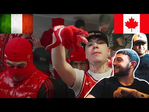 CANADIANS REACT TO ITALIAN RAP - Shiva - Red Barz RMX