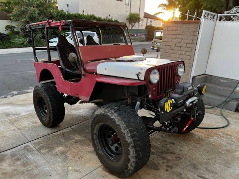 1949 Jeep CJ-3A V8 Walk Around