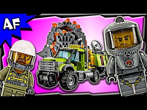 Vidéo LEGO City 60124 : La base d'exploration du volcan