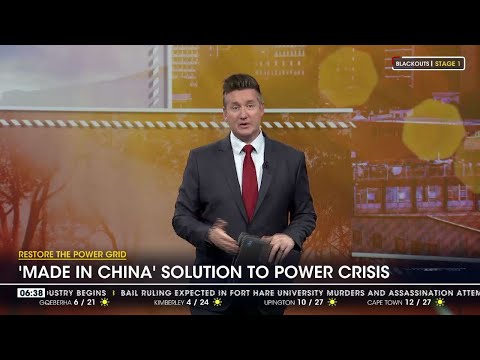 Restore the power grid China gives SA R667m to deal with power crisis