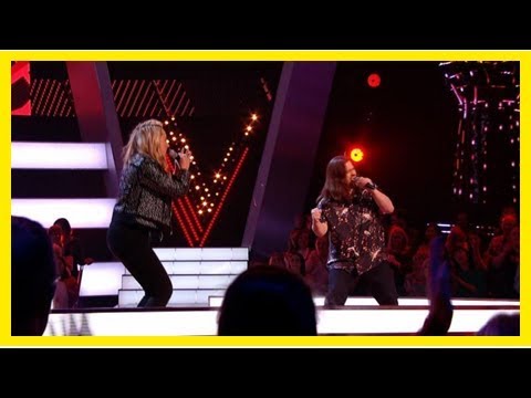 The Voice UK 2018: Holly Ellison and Chris James take part in EPIC battle performance