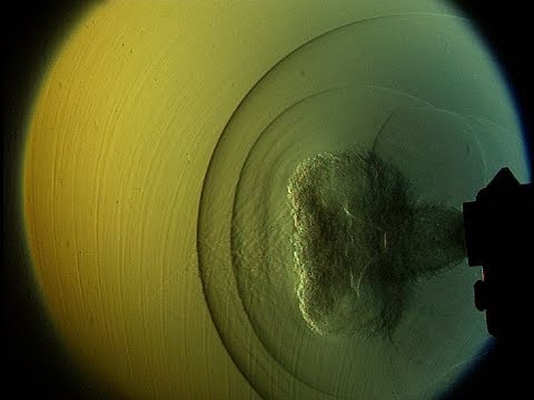 High Speed Schlieren Imaging Slow Motion Intermediate Ballistics Handgun - Aimed Research