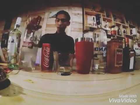 Bartender long island cocktail