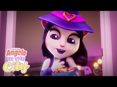 🎃🍬🕷️Halloween at Angela’s House! 🎃🍬🕷️ Talking Angela: In the City (Special)