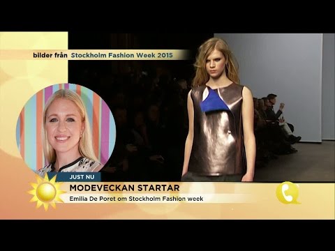Modeveckan startar - Här är nya trenderna - Nyhetsmorgon (TV4)