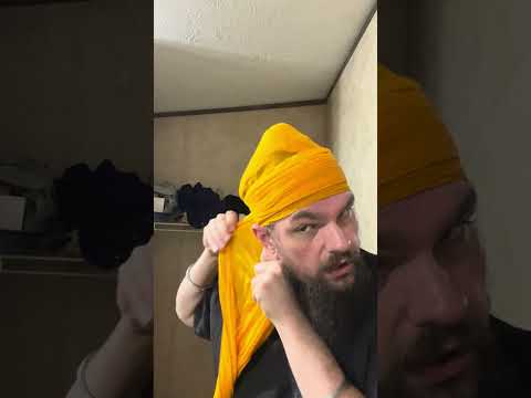 Tying base under turban