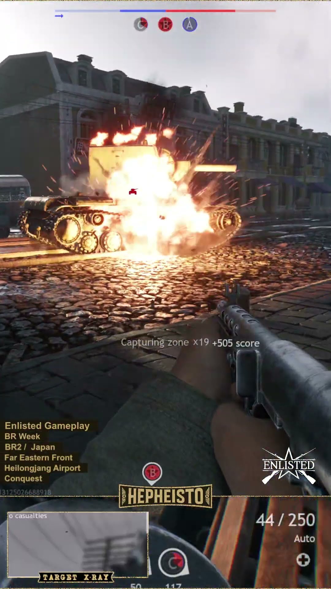 Assaulter eliminates Tank KV-2 with TNT Charge