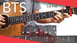 Download lagu Blue and Grey (BTS) Guitar Tutorial | Tab, Chords mp3 Download lagu Blue and Grey (BTS) Guitar Tutorial | Tab, Chords mp3