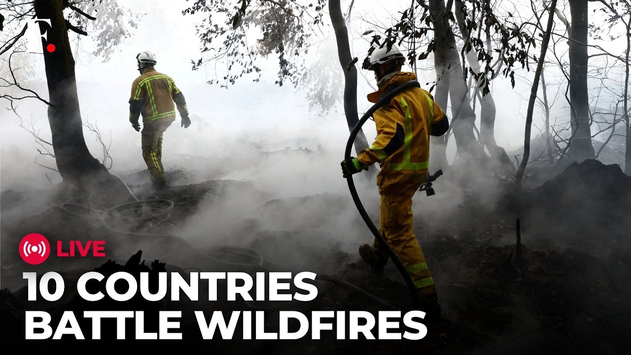 Wildfire LIVE: Europe Wildfires Rage Across 10 Countries | Britain Deploys Military