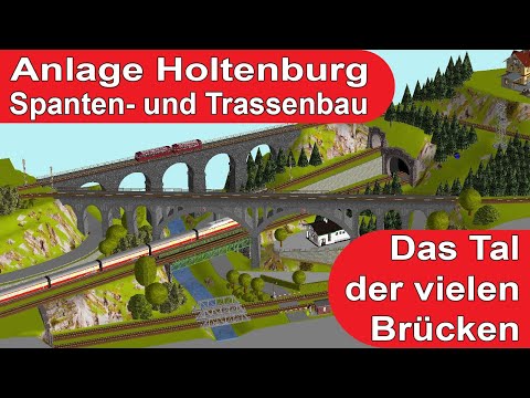 Märklin layout "Holtenburg": Frame and track construction for 5m parade route