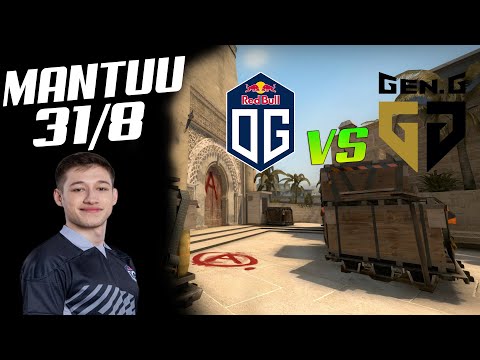 CSGO POV OG.MANTUU(31/8) VS GEN.G MIRAGE Flashpoint 2 20.11.20!